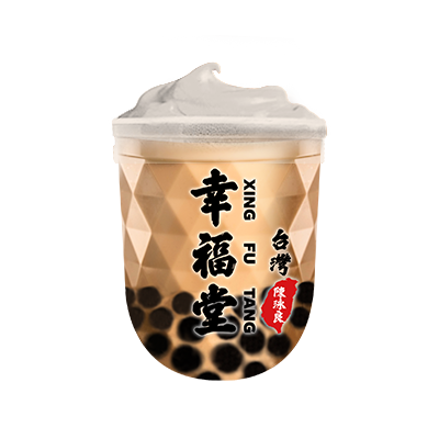 Milk Tea with Cream Foam